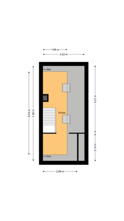 Floorplan - Vooreinde 4, 5142 EW Waalwijk